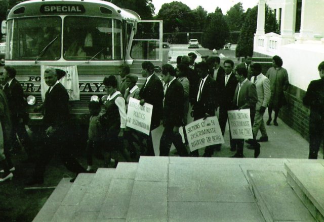 Kevin Kelly and Protesters from La Perouse - 1967